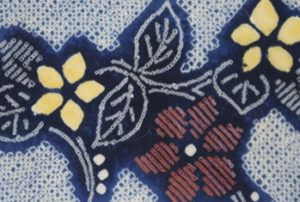 Close up image of floral fabric
